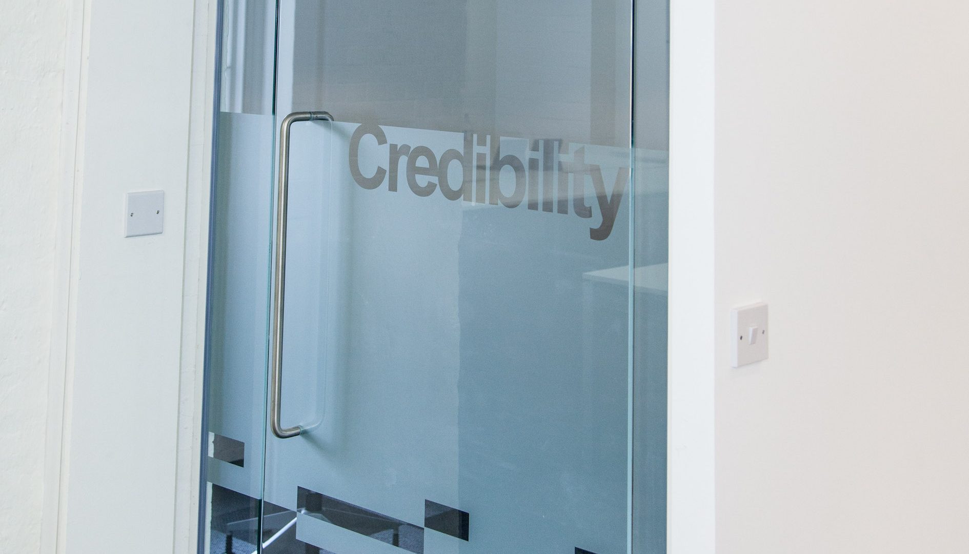 Eames Consulting Group glass door Eames Consulting Group glass door