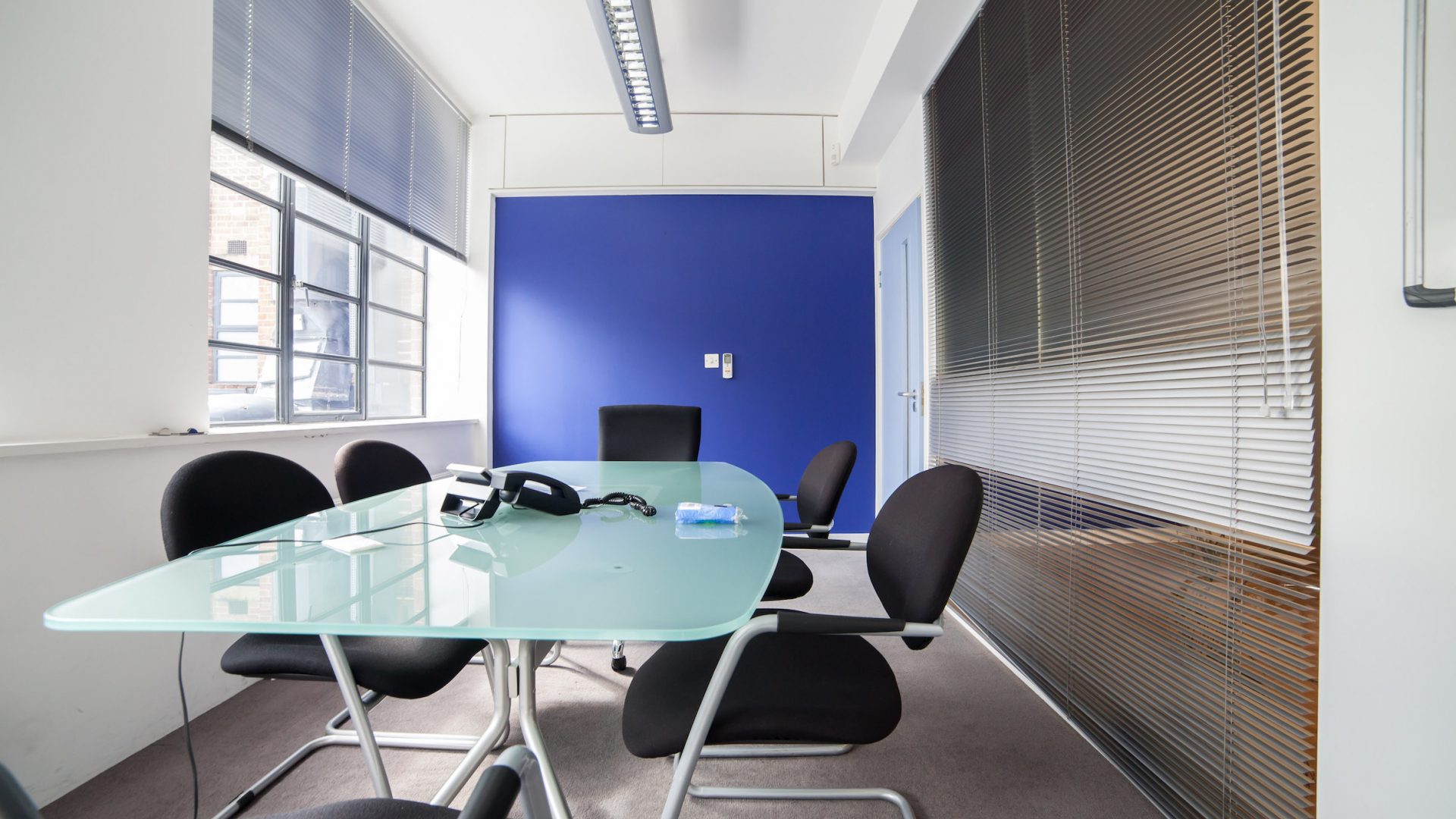 Intent Media glass partition Intent Media glass partition