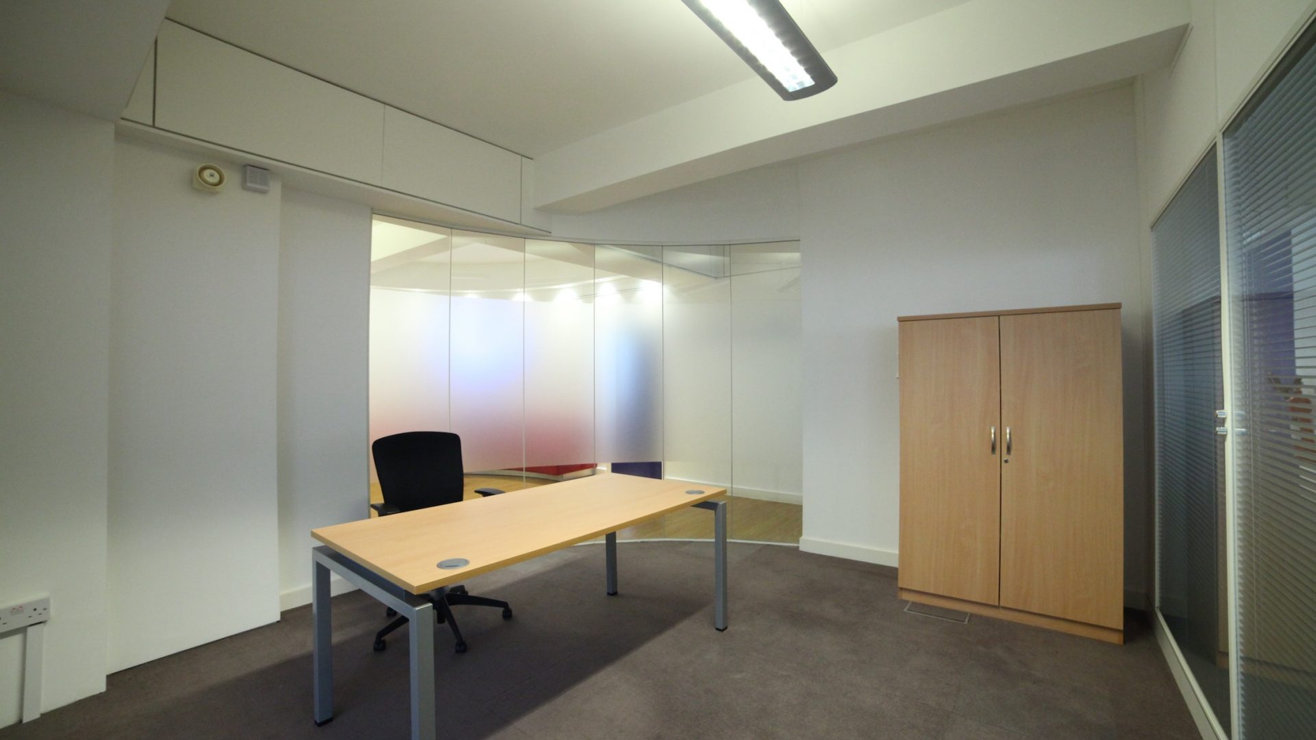 Intent Media glass partitions Intent Media glass partitions