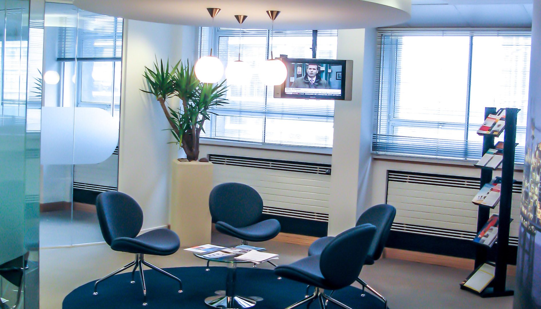 Oil & Gas UK glass partition Oil & Gas UK glass partition