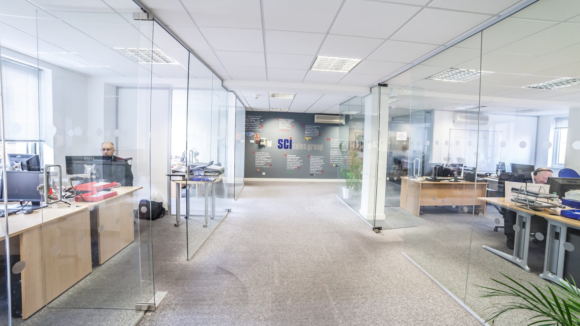 SCi Sales Group glazed walls