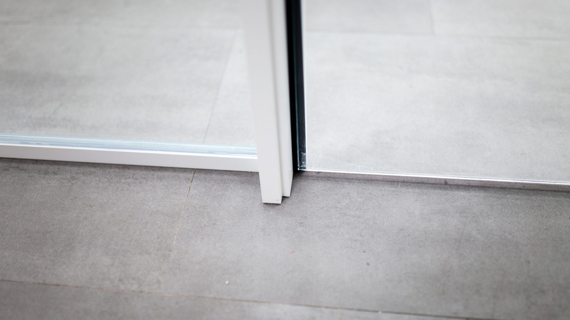 Brew glass door installation Brew glass door installation