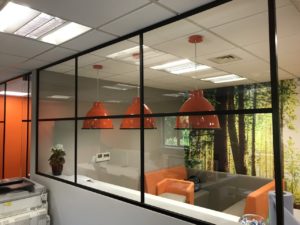 WMS glass partitions by Kova Partitions