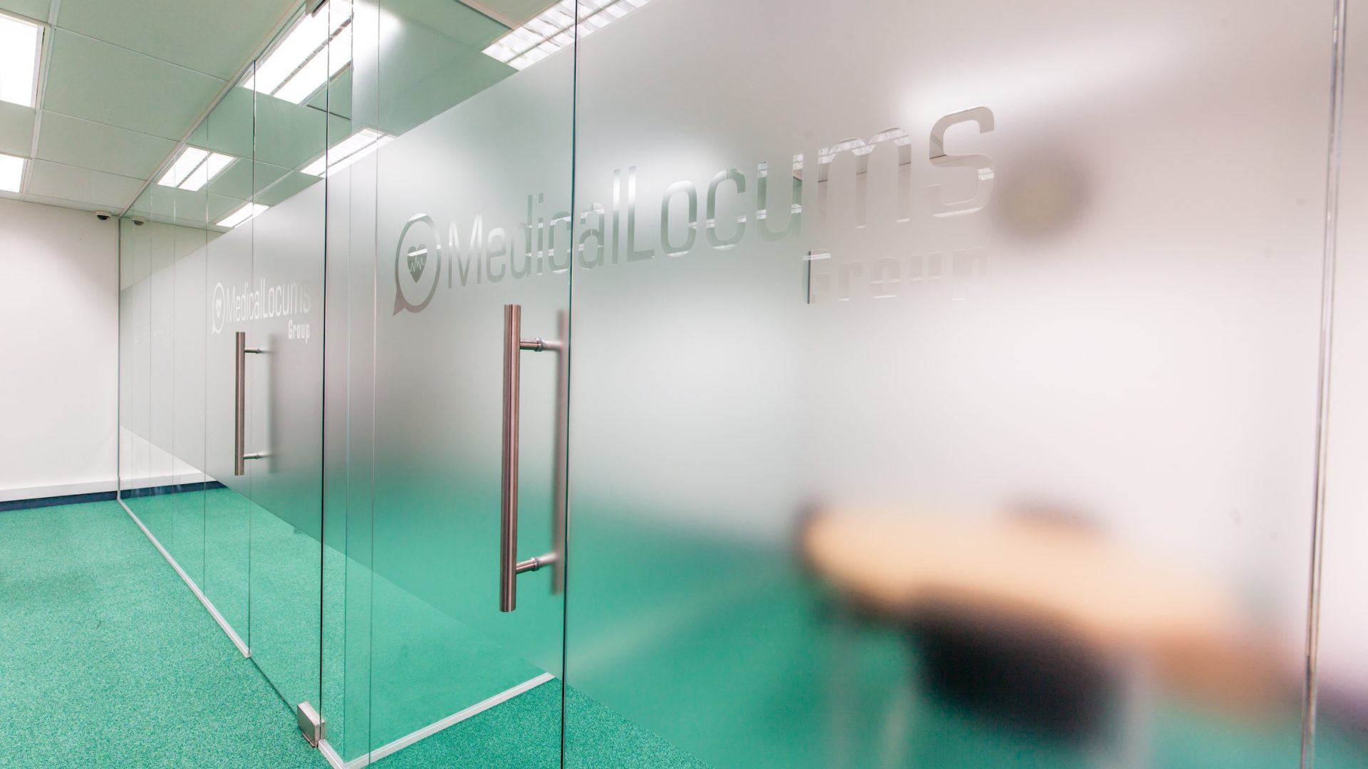 Medical Locums glazed wall Medical Locums glazed wall