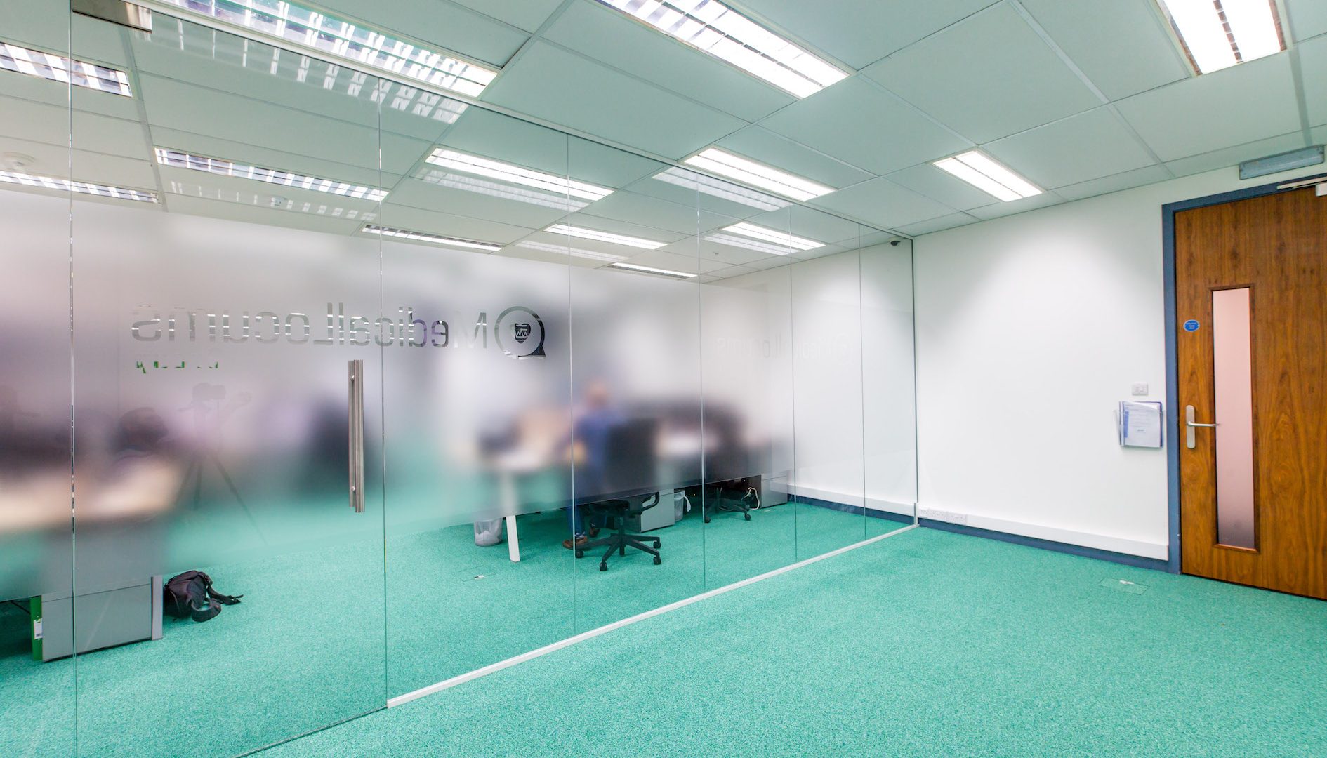 Medical Locums office glazed partitions Medical Locums office glazed partitions