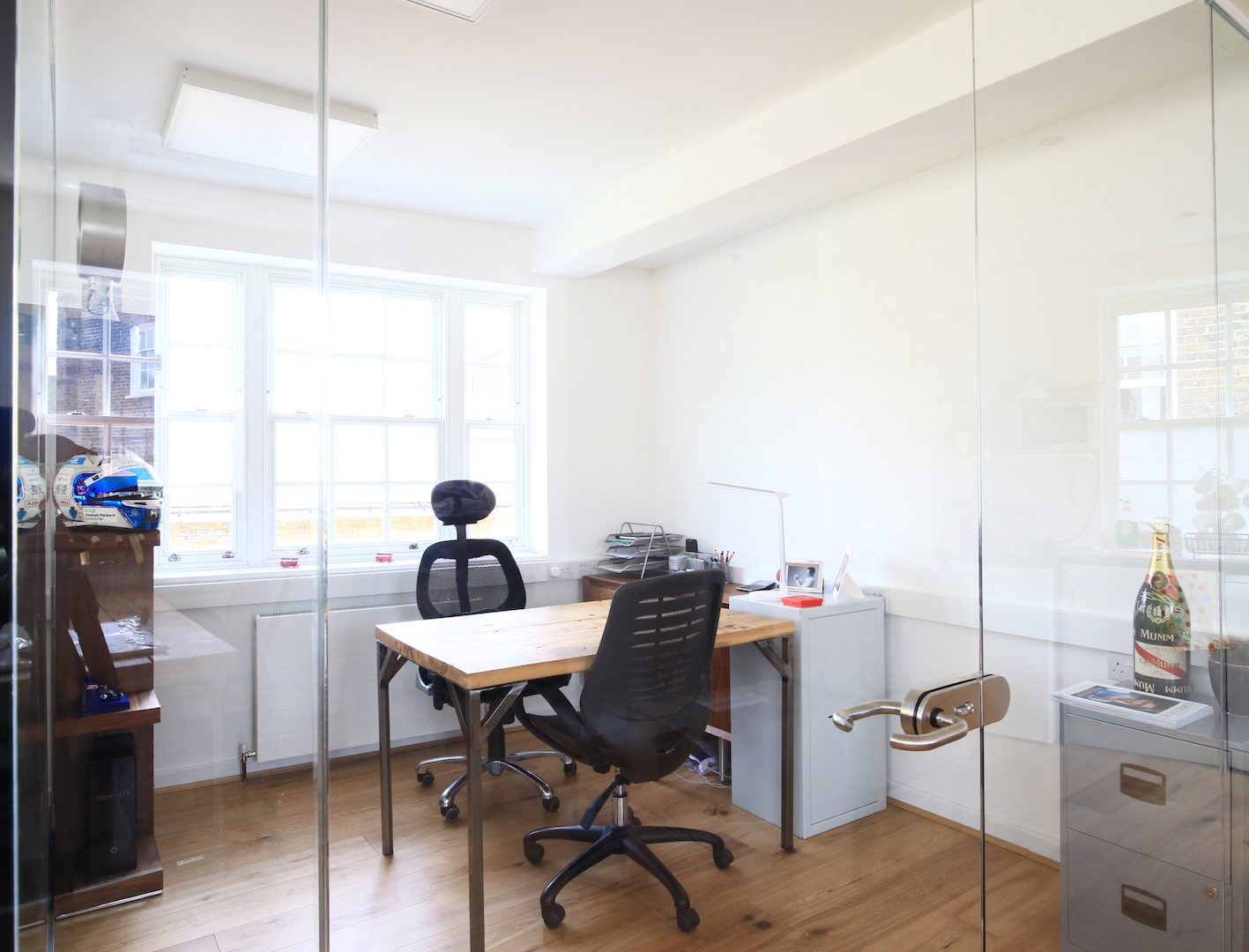 Virgin Racing Office Glass Wall project Virgin Racing Office Glass Wall project