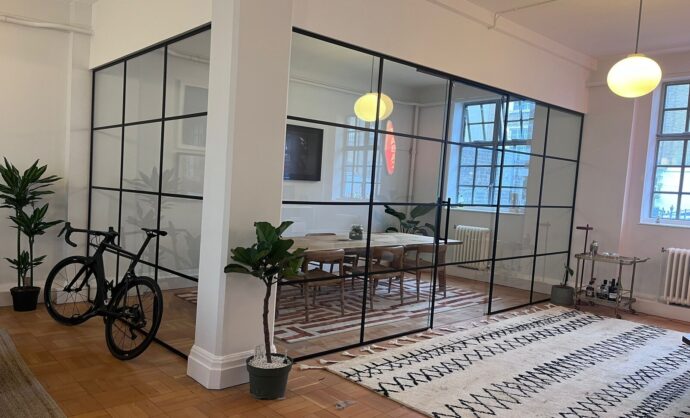 Aluminium Frame Glass Partition-Photo №93