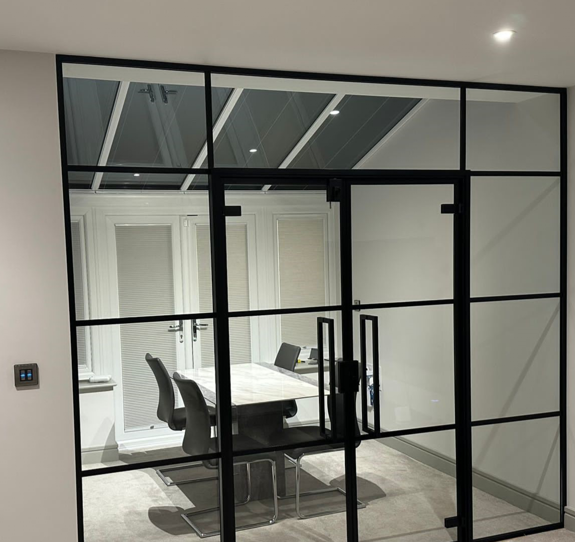 Work examples Black framed partition-Photo №98 Work examples Black framed partition-Photo №98
