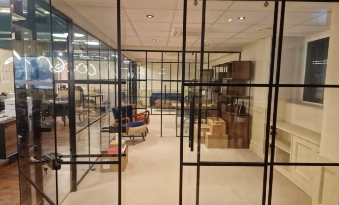 Aluminium Frame Glass Partition-Photo №87
