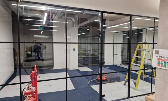 Aluminium Frame Glass Partition-Photo №86