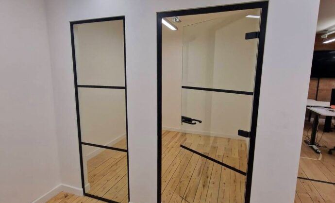 Aluminium Frame Glass Partition-Photo №84