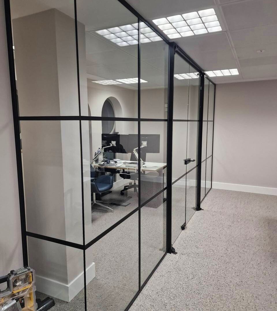 Work examples Black framed partition-Photo №51 Work examples Black framed partition-Photo №51