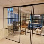 Industrial Style Black Framed Partition-thumbnail №42