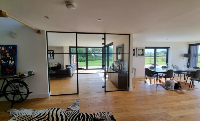 Aluminium Frame Glass Partition-Photo №75