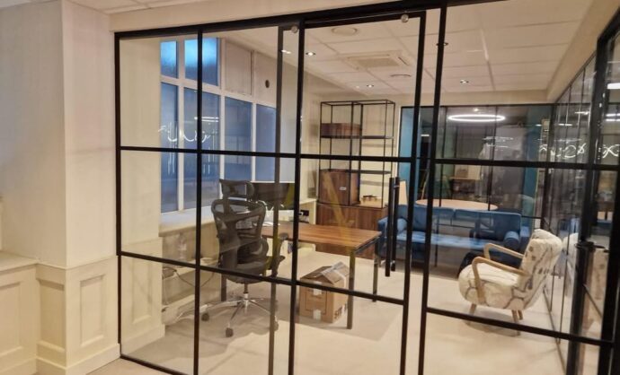 Aluminium Frame Glass Partition-Photo №74