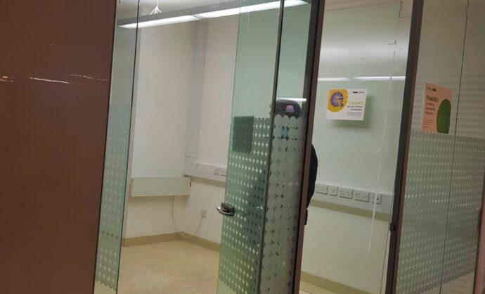 Acoustic glass partition-Photo №46