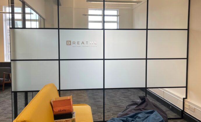Acoustic glass partition-Photo №43
