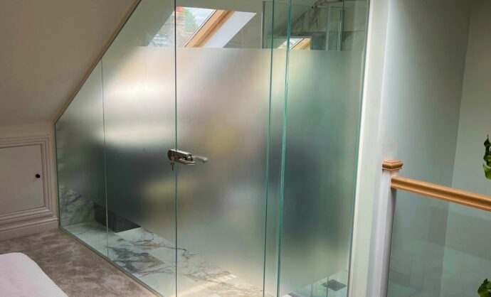 Acoustic glass partition-Photo №45
