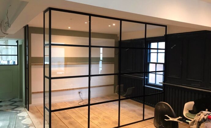Aluminium Frame Glass Partition-Photo №89
