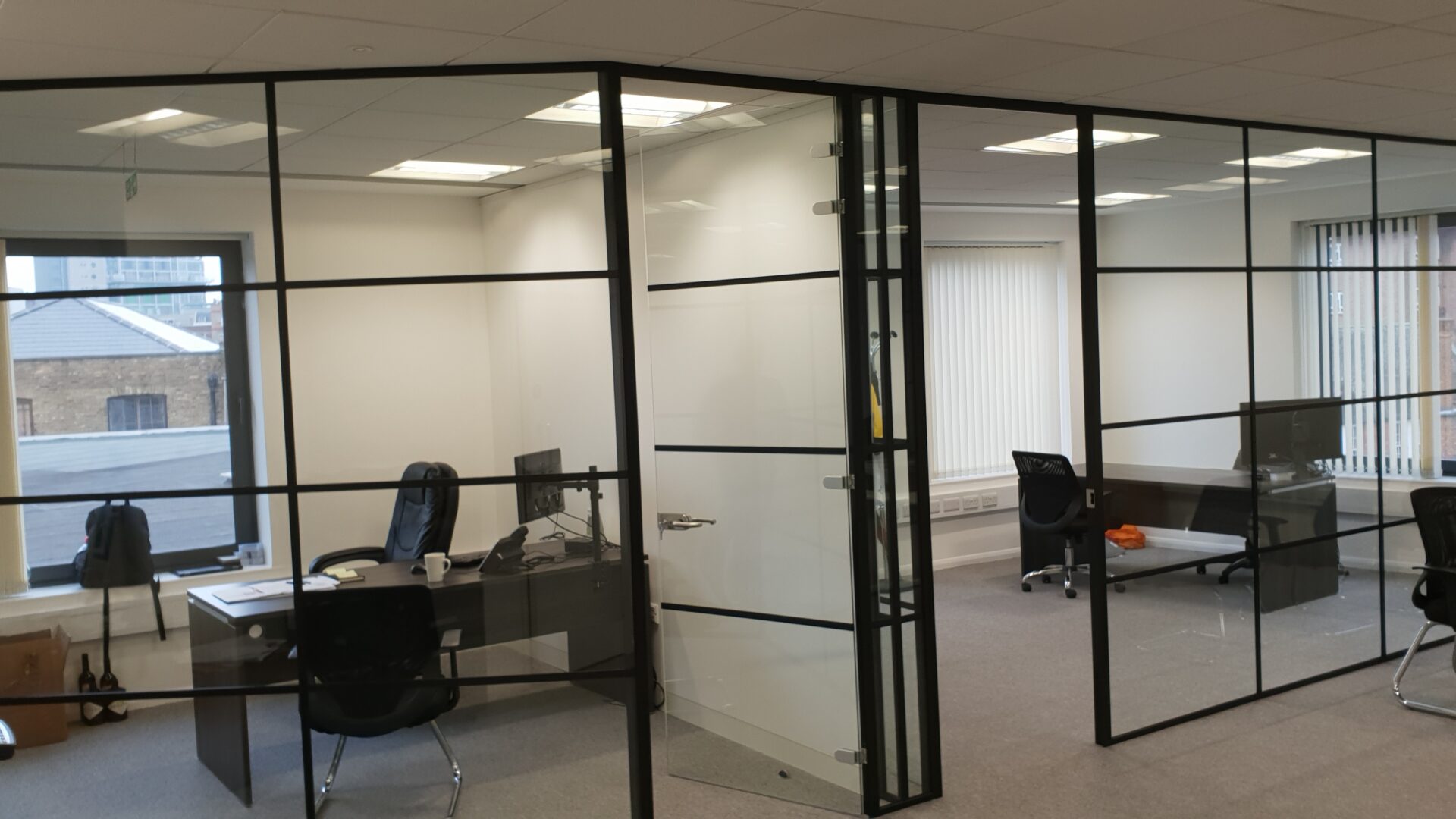 Work examples Black framed partition-Photo №75 Work examples Black framed partition-Photo №75