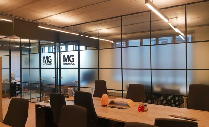 Acoustic glass partition-Photo №35