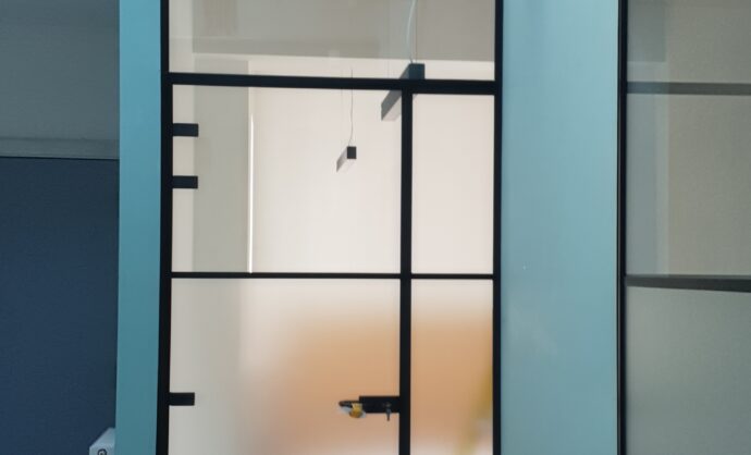 Acoustic glass partition-Photo №33