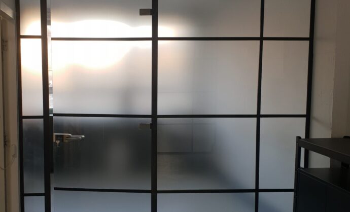 Acoustic glass partition-Photo №28