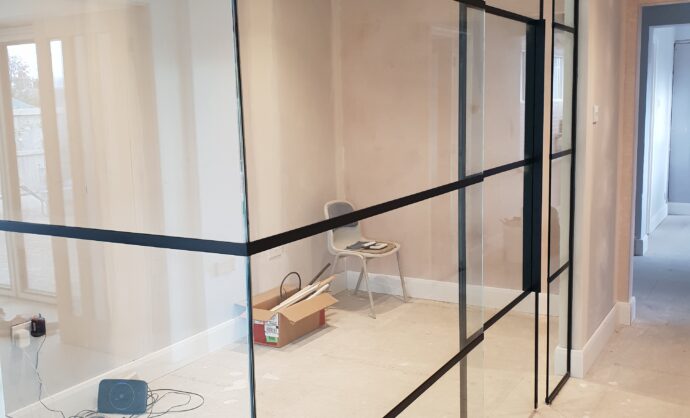 Aluminium Frame Glass Partition-Photo №55