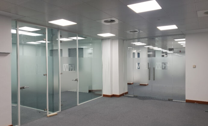 Acoustic glass partition-Photo №36