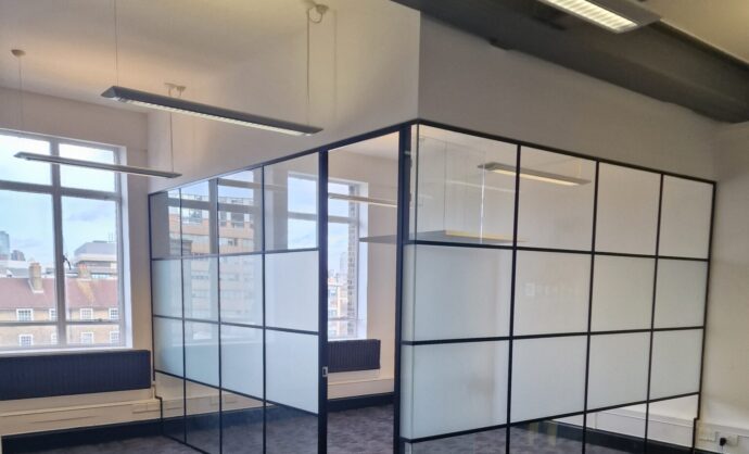 Acoustic glass partition-Photo №22