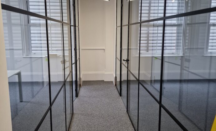 Aluminium Frame Glass Partition-Photo №20