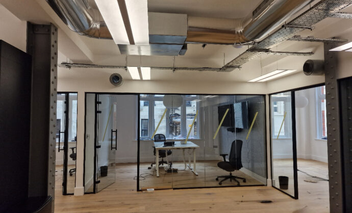 Aluminium Frame Glass Partition-Photo №32