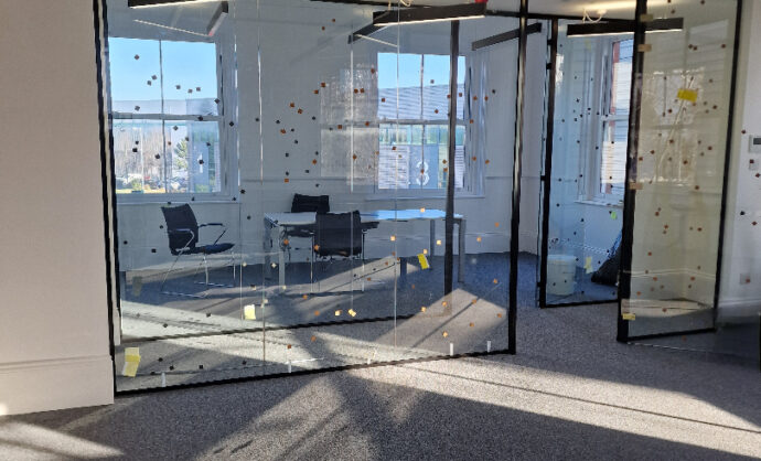 Aluminium Frame Glass Partition-Photo №22