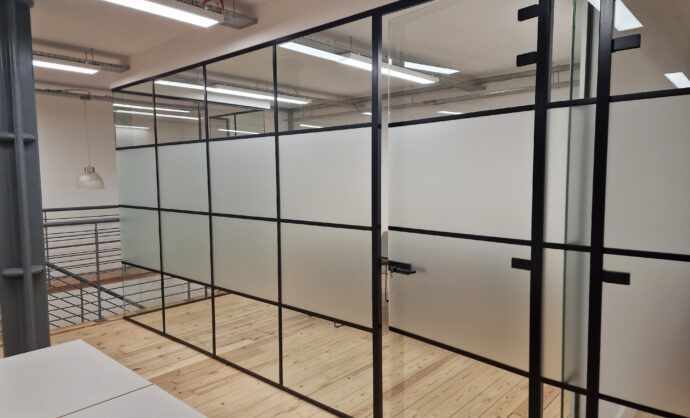 Acoustic glass partition-Photo №21