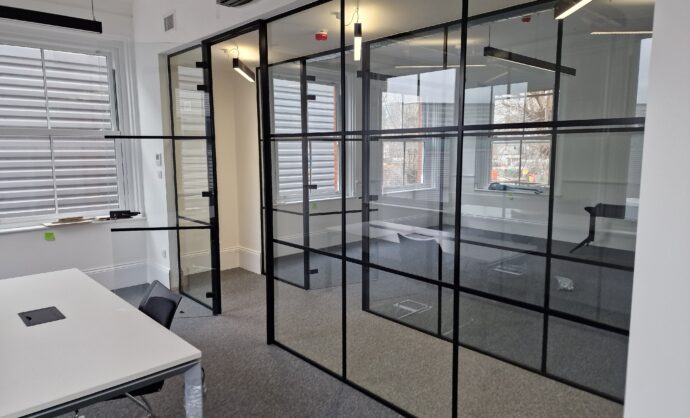 Aluminium Frame Glass Partition-Photo №21