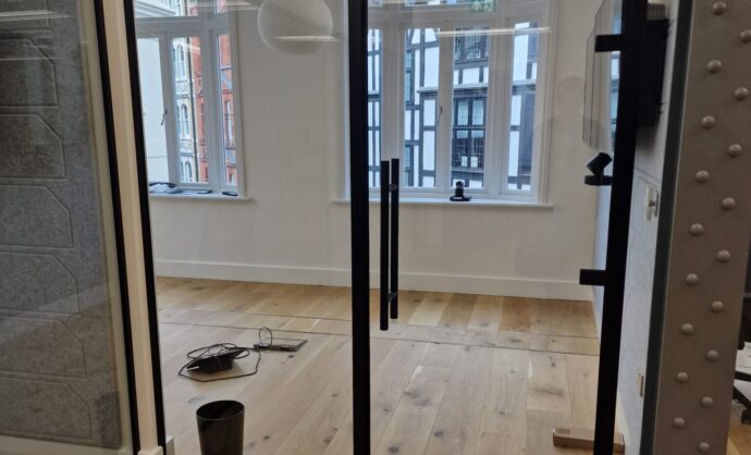 Aluminium Frame Glass Partition-Photo №29