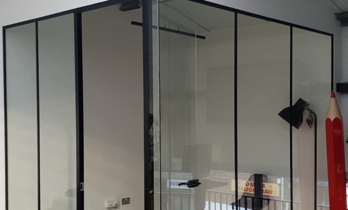 Aluminium Frame Glass Partition-Photo №38
