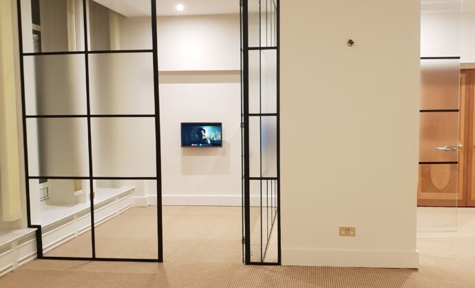 Acoustic glass partition-Photo №26