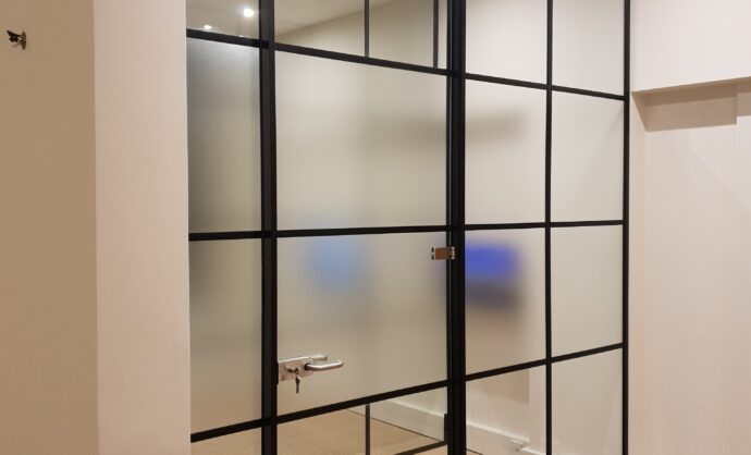 Acoustic glass partition-Photo №24