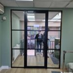 Industrial Style Black Framed Partition-thumbnail №66