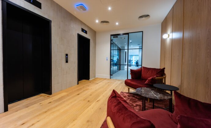 Industrial Style Black Framed Partition-Photo №92