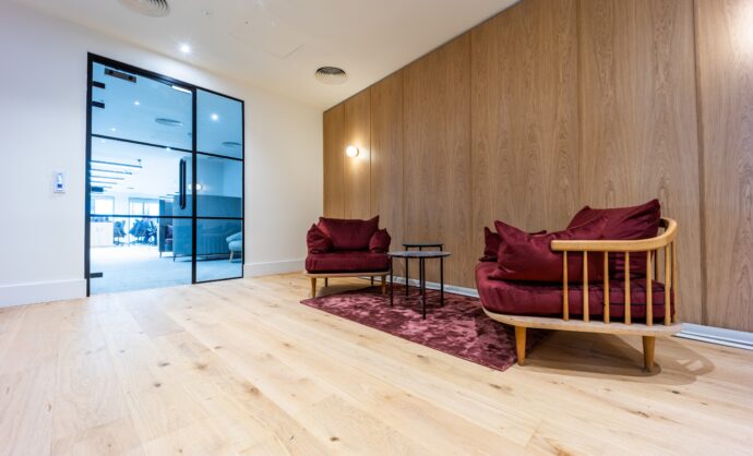 Industrial Style Black Framed Partition-Photo №90