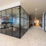 Industrial Style Black Framed Partition-thumbnail №1