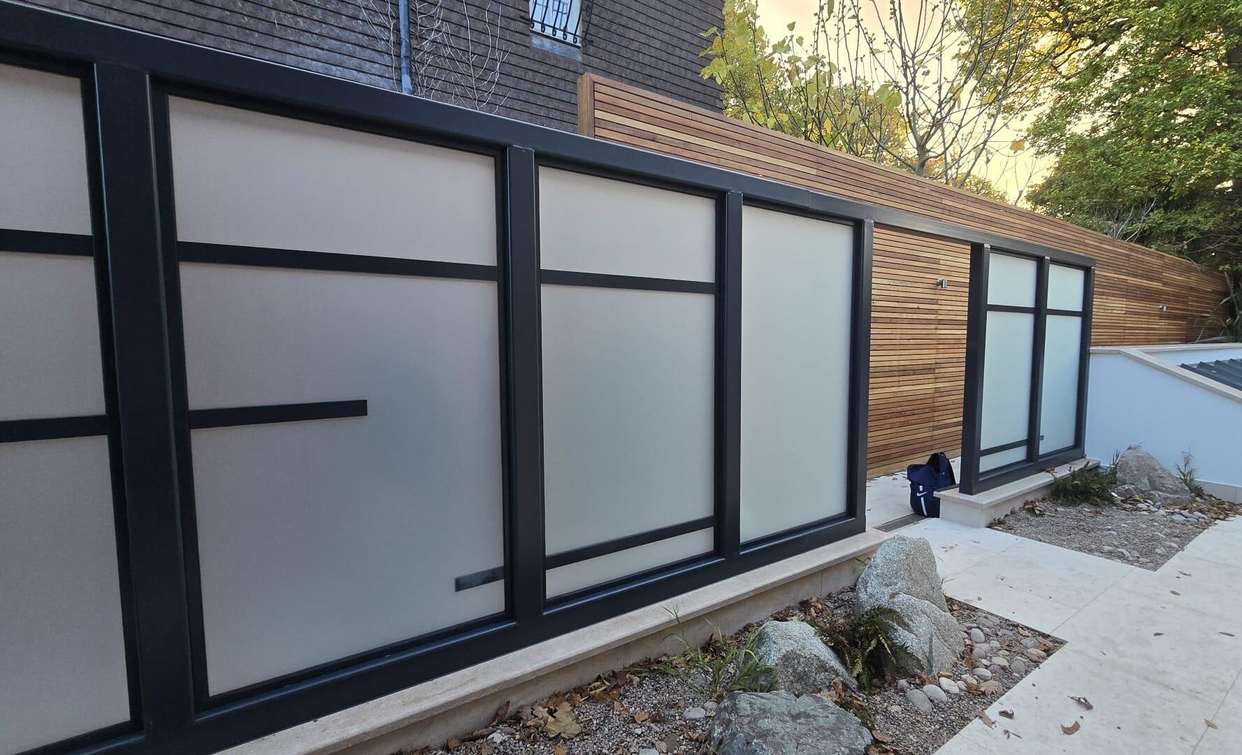 Industrial Style Glass Partition - Kova partitions