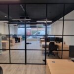 Industrial Style Black Framed Partition-thumbnail №76