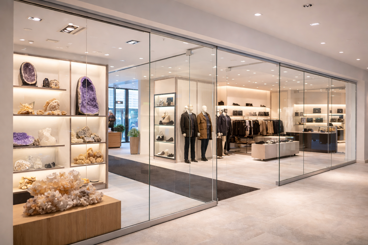 Glass Partitions For Retail Showrooms Kova Partitions